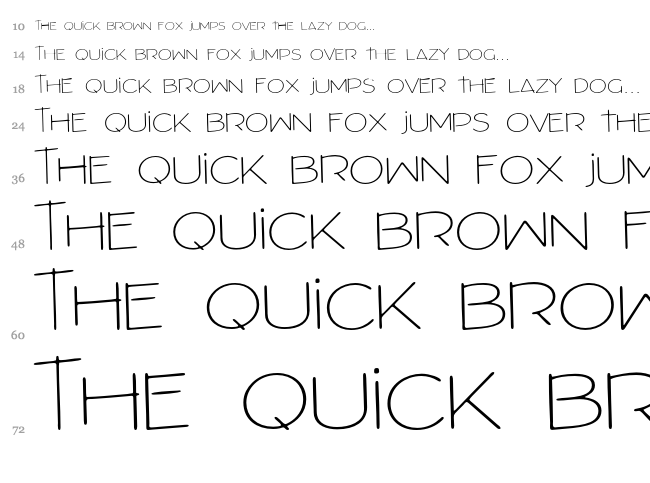 Architects Draft font waterfall